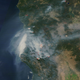 Illustration for article titled Heres What Californias Thick Blanket of Wildfire Smoke Looks Like From Orbit